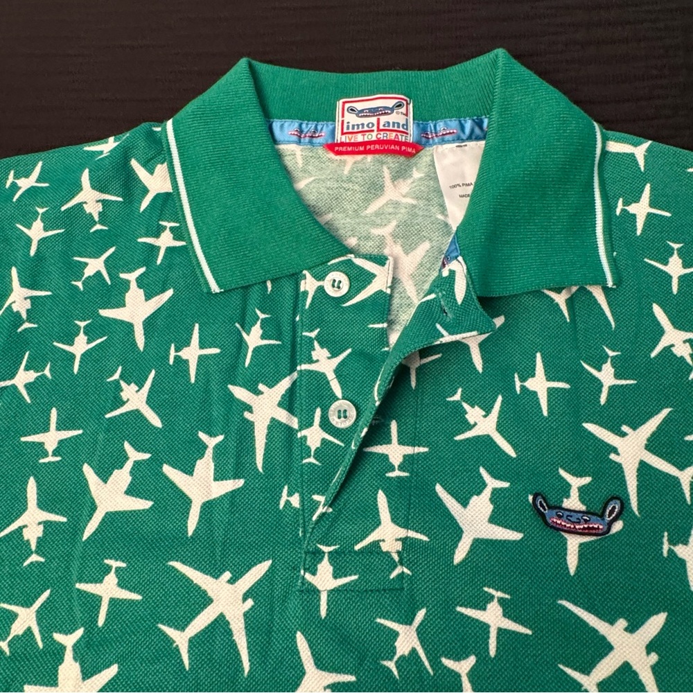 Limo Land Polo Shirt Live To Create Size Medium Limoland Pima Cotton